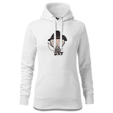 Da Oid Sinzer Goaƒlschnoizer Sweatshirt Hoody Damen Weiss Eckenholz Front